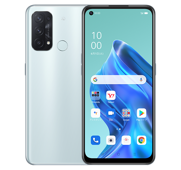 OPPO reno5A スマートフォン ライトブルー rakuten OPPO Reno5 A