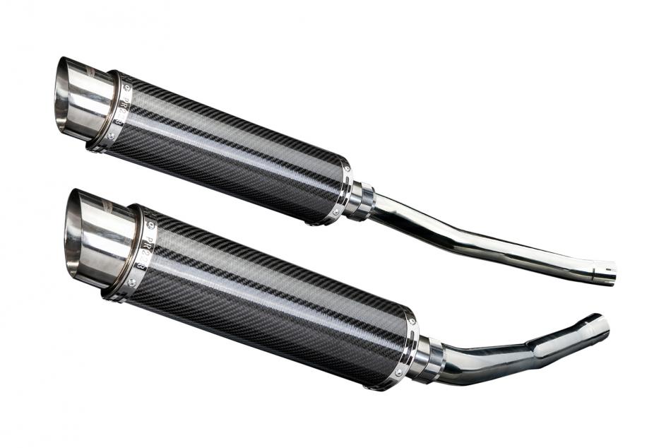 Kawasaki ZX-14 2006-2007 Delkevic Slip On 14″ Round Carbon Exhaust