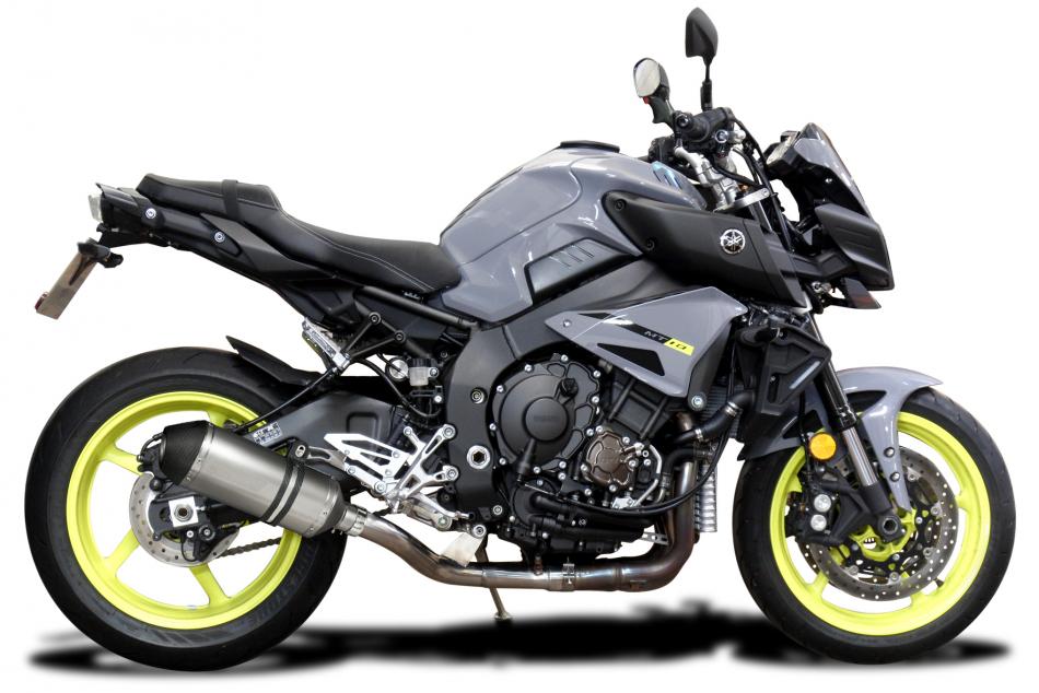 Slip On 10 Inch Titanium XOval Muffler for FZ-10 & MT-10