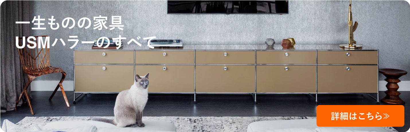 USMハラー サイドボード 1連2段（ドロップダウンドア×2） グラファイト