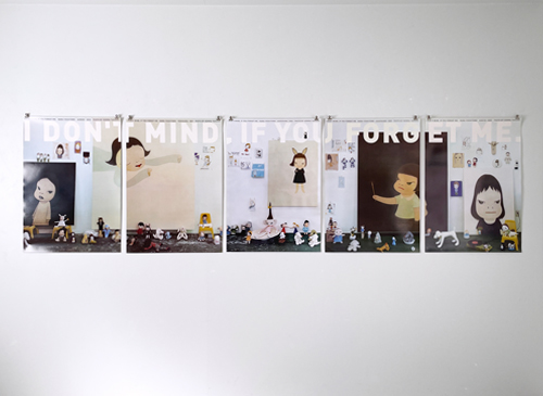 古書古本 dessin:奈良美智 ポスター I don't mind, if you forget me 5