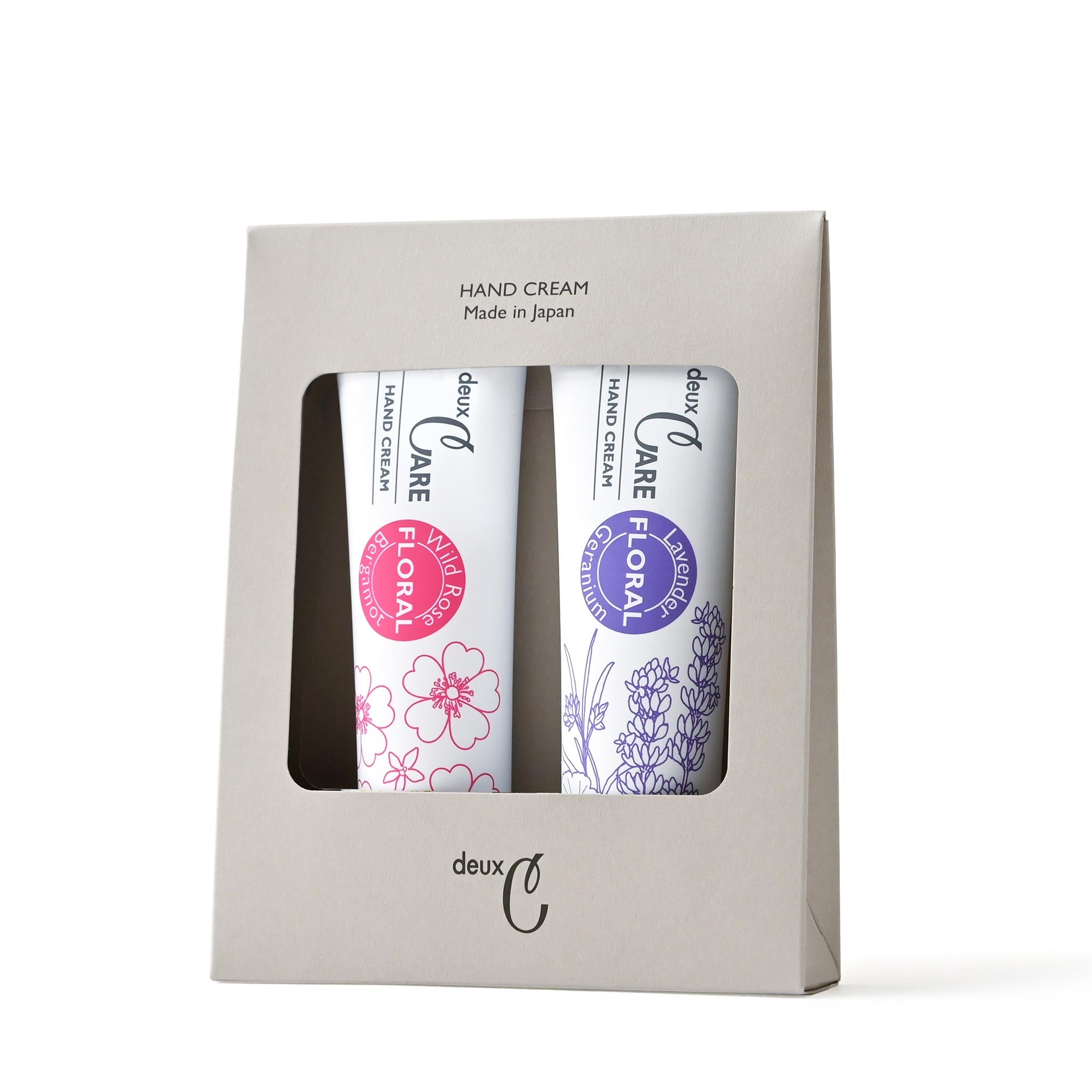 ハンドクリームBOX [ドゥ・ケア] 2本セット オレンジ×ローズマリー