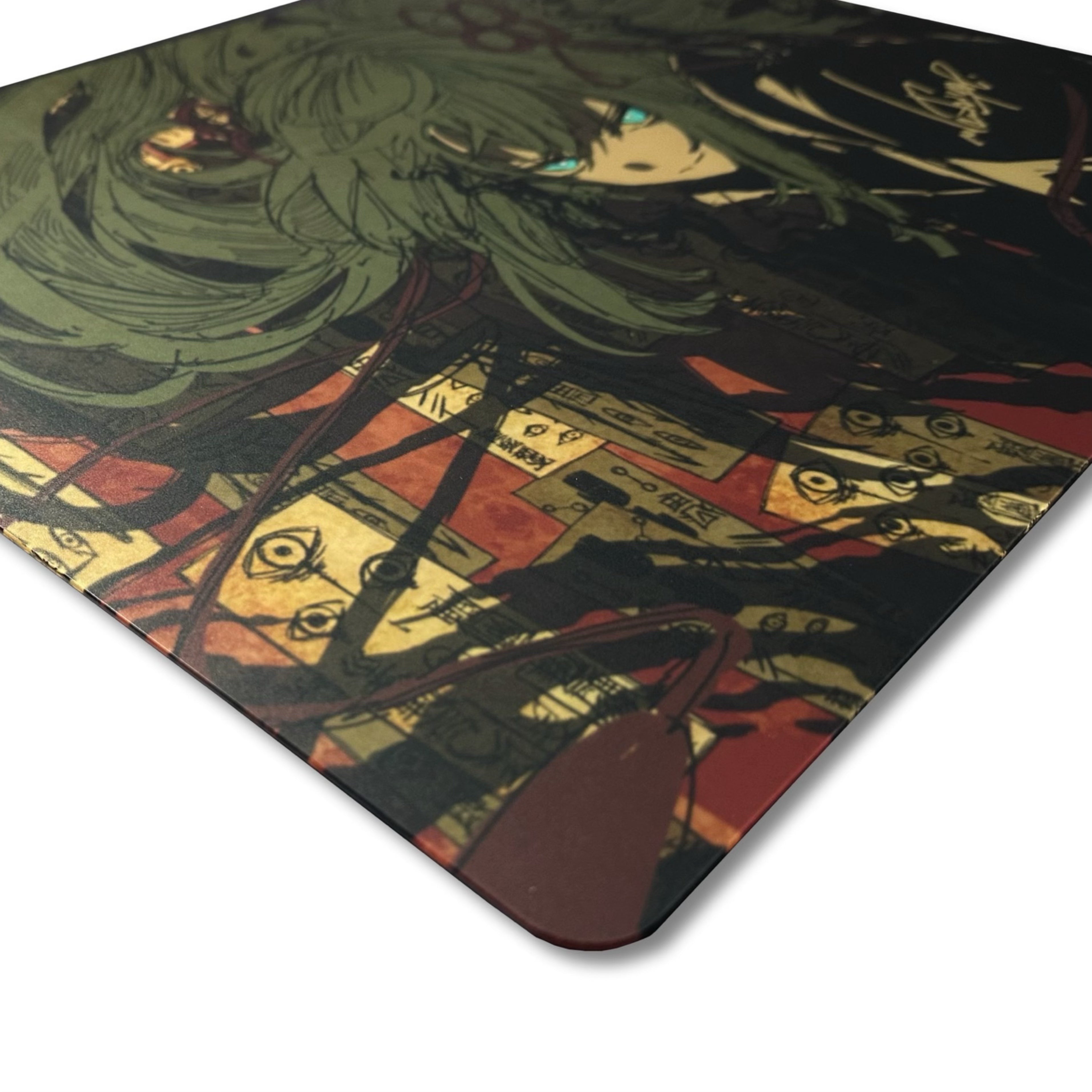 AbyssGaming ガラス製ゲーミングマウスパッド Abyss × WaShiYa [ひすい]