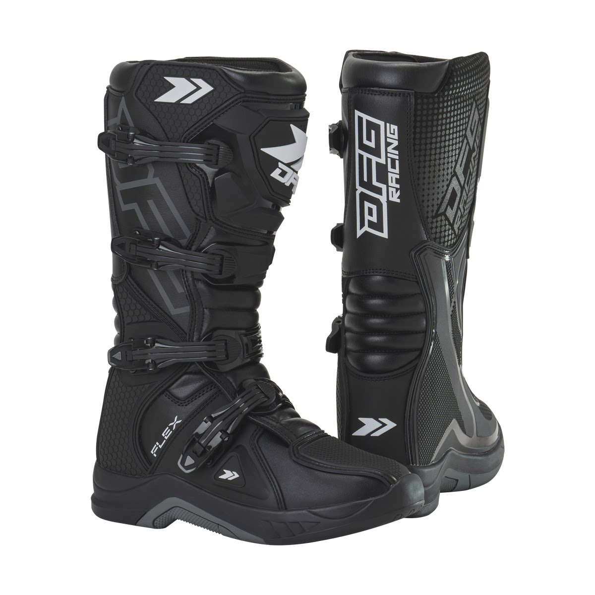 DFG フレックスブーツ ブラック| Dirtbikeplus (ダートバイクプラス)