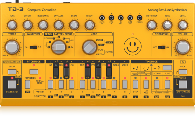 待望｜BEHRINGER、アナログベースラインシンセサイザー「TD-3」の