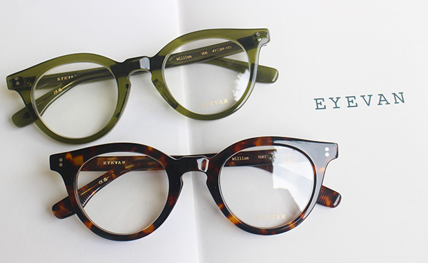 EYEVAN(アイヴァン) ボストンデザインの新作セルフレーム ”William” D