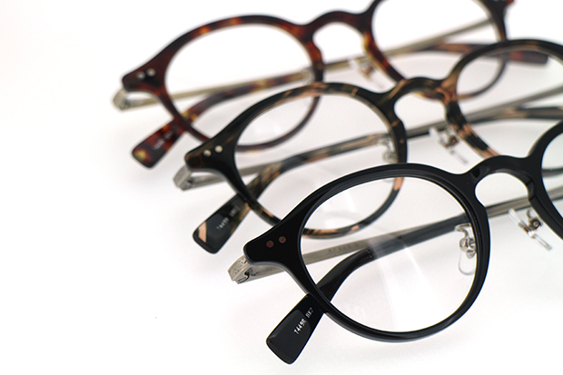 強度・小顔の方にオススメ。手造りの温かみあるレトロフレーム“T-449R