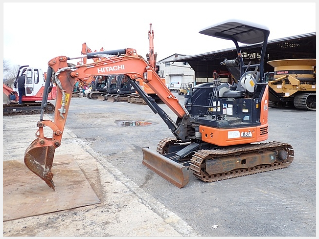 日立建機 ZX20U-5A | 岡山県のミニ油圧ショベル(ミニユンボ