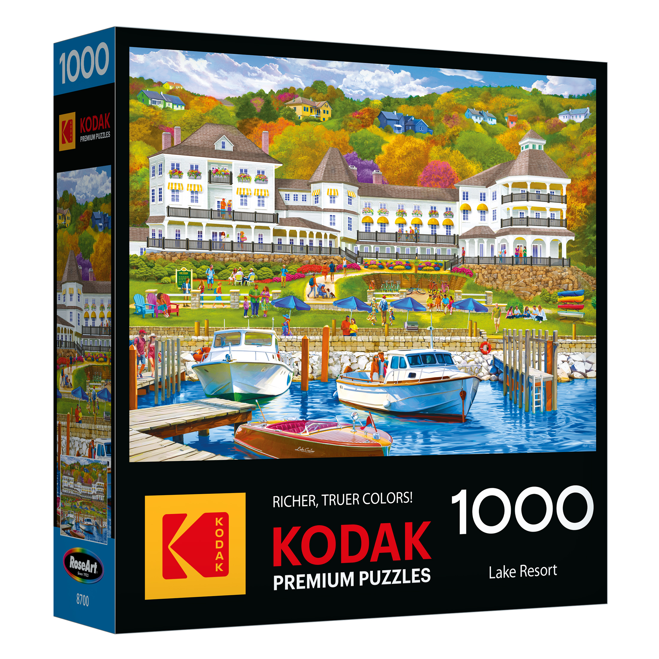 Relax at Lake Resort with 1000-Piece Jigsaw Puzzle