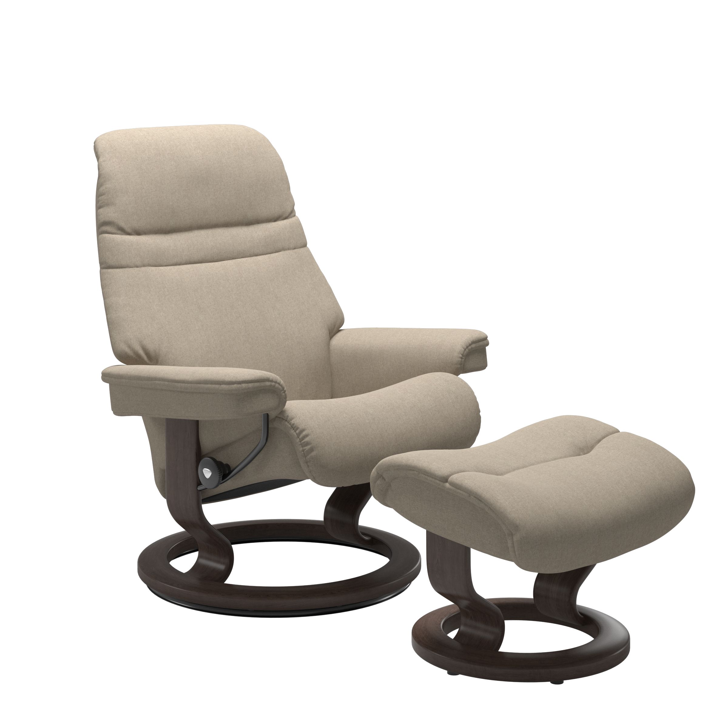 Stressless® Sunrise (M) クラシック オットマン付 | Recliners