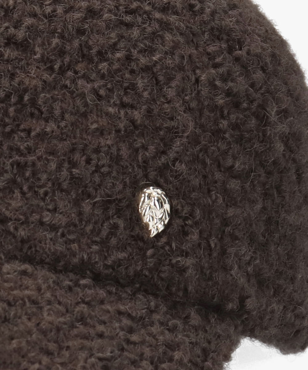 Helen Kaminski Bower Wool Blend Cap | M(07) Chocolate (01) | Helen