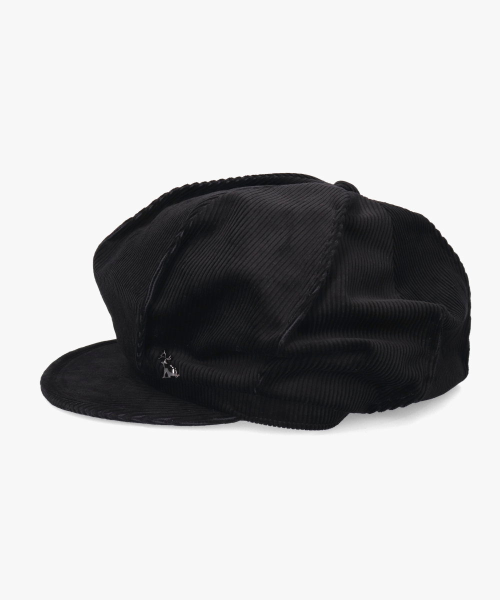 arth Corduroy Tuck Cas | 58cm(58) BLACK (01) | arth / アース