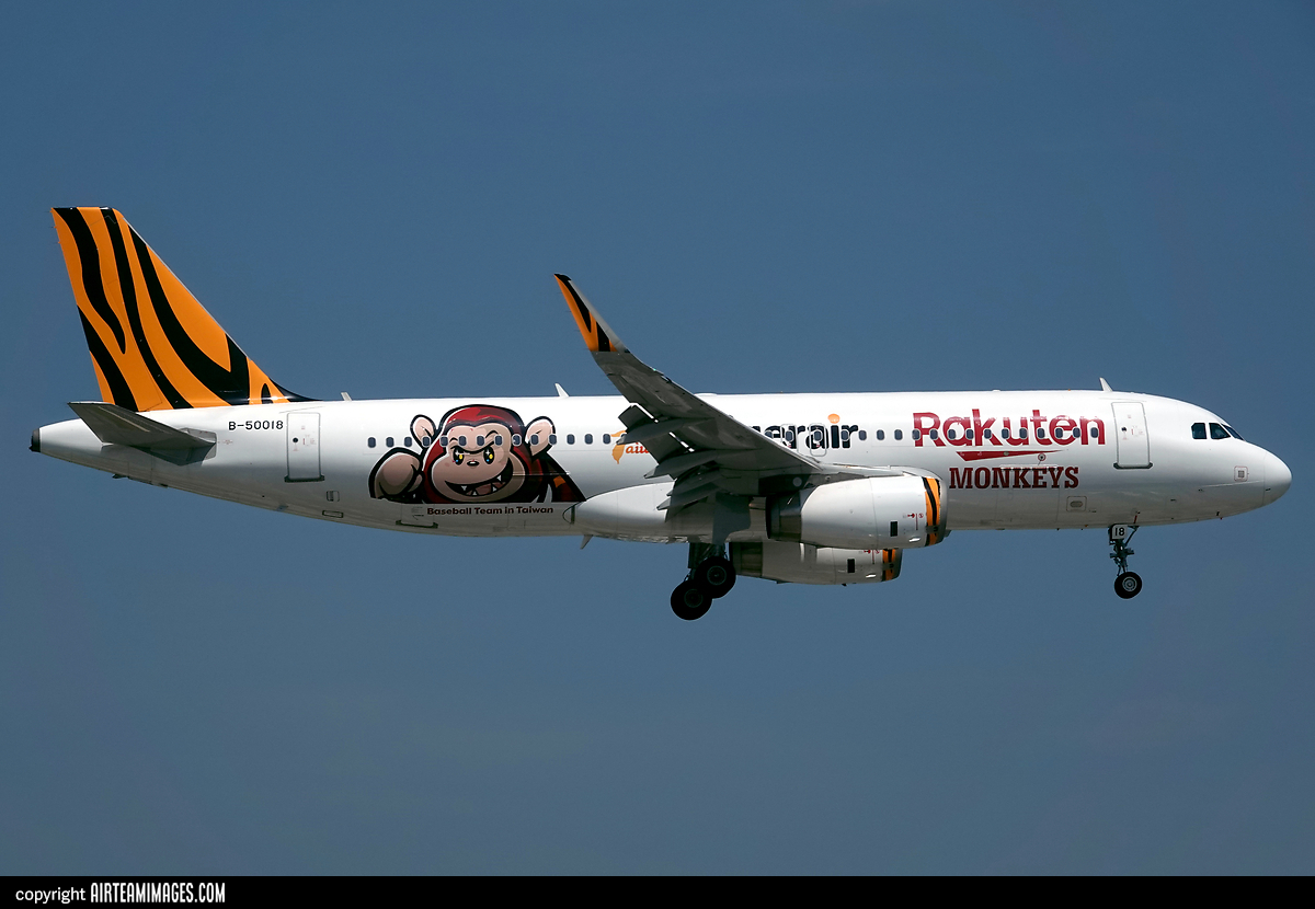 Airbus A320-232 Tigerair Taiwan B-50018 - AirTeamImages.com