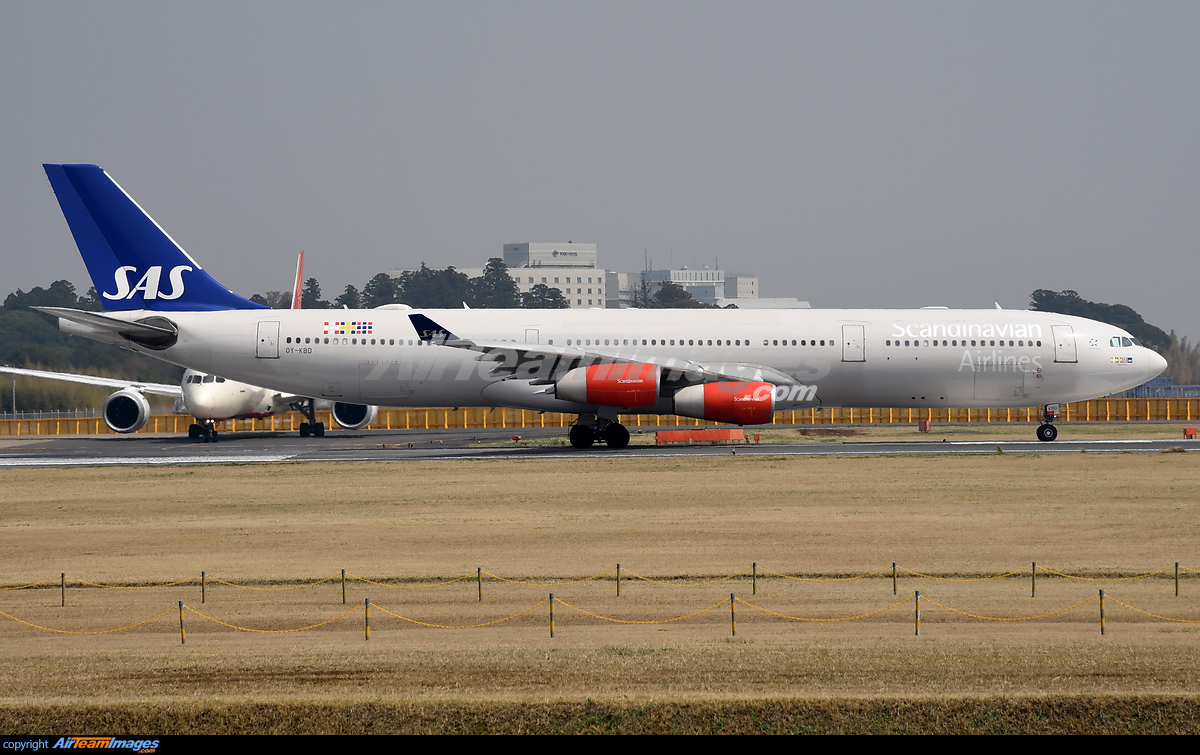 Airbus A340-313 SAS - Scandinavian Airlines OY-KBD - AirTeamImages.com