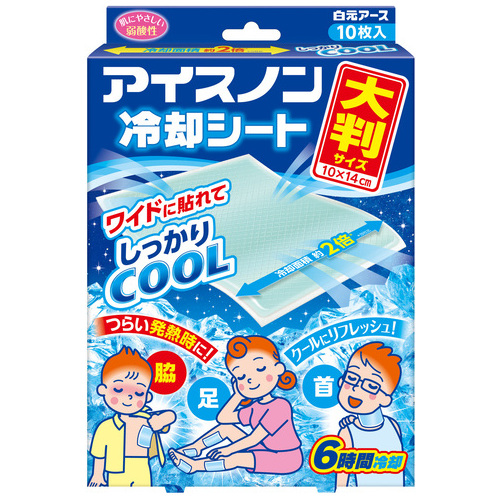 アイスノン 冷却シート大判サイズ10枚 | 保冷用品 | 介護用品・福祉