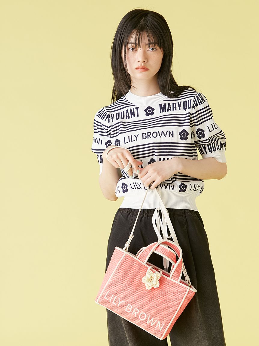 LILY BROWN×MARY QUANT】ジュートロゴトート(バッグ)｜LILY BROWN