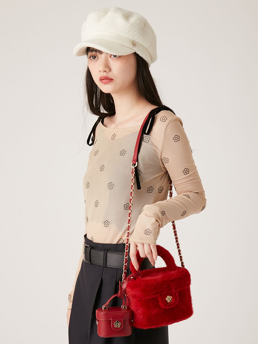 LILY BROWN×MARY QUANT】デイジーミニバニティポーチ(ポーチ)｜バッグ