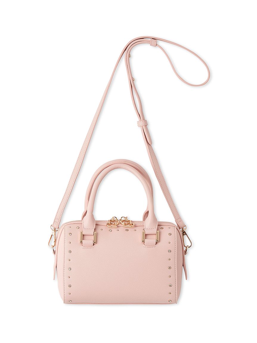リュタン】ビジュースタッズボストンバッグ(ハンドバッグ)｜BAGS