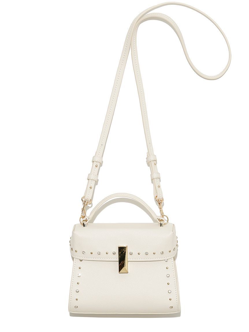 リュタン】ビジュースタッズポシェット(ハンドバッグ)｜BAGS（バッグ