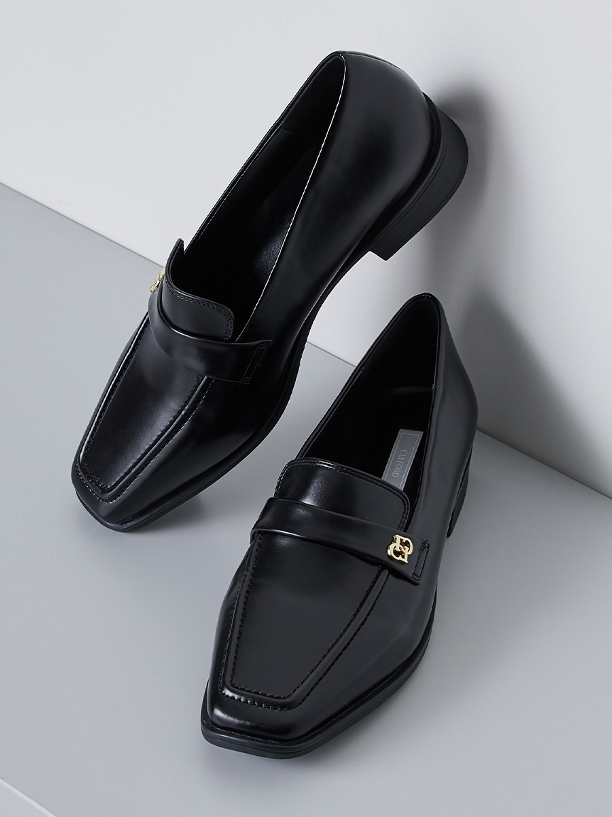 ロゴメタル付き撥水ローファー(ドレスシューズ)｜SHOES（シューズ