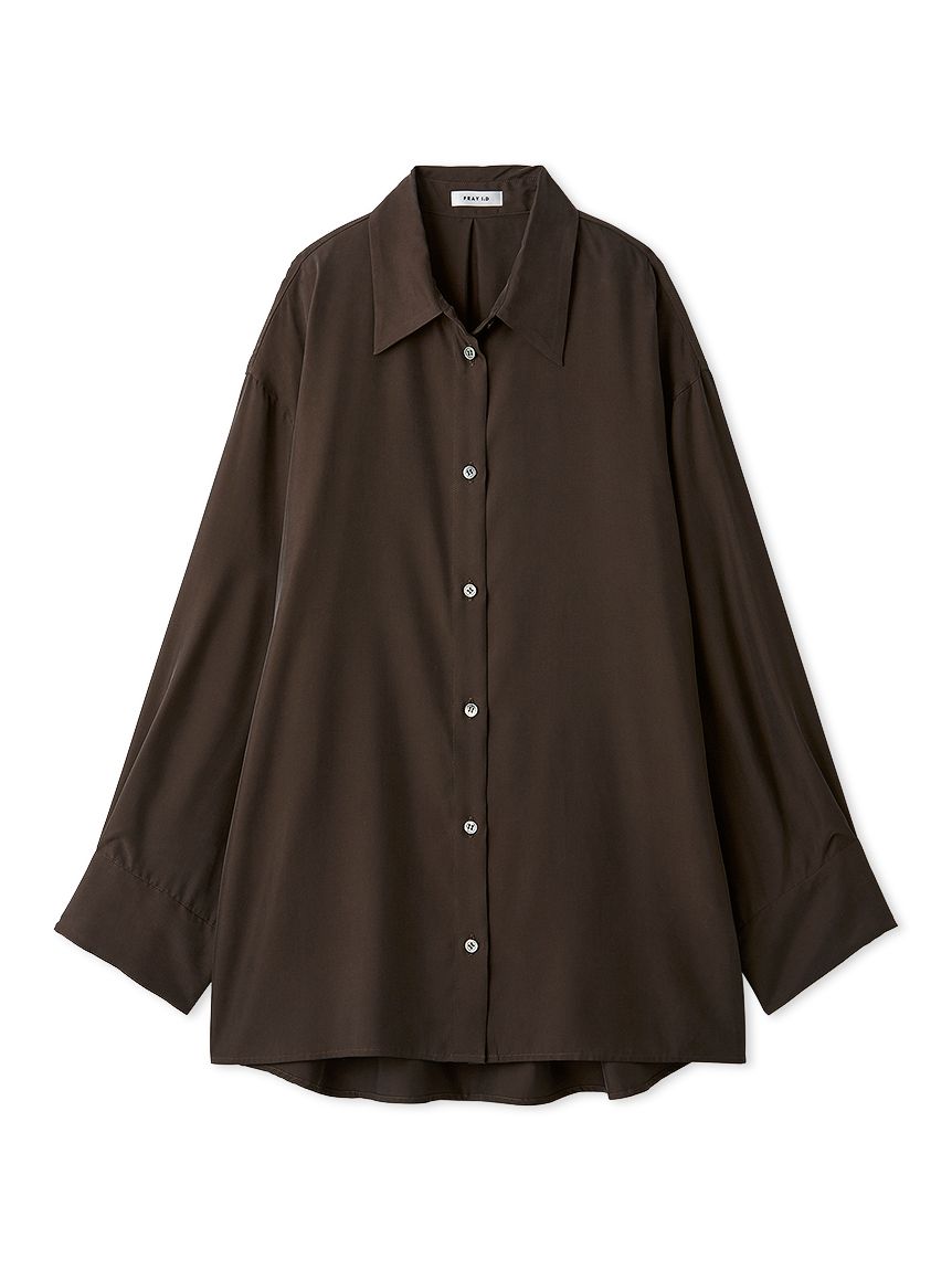 ウォッシャブルクールサテンシャツ／ウォッシャブル・接触冷感(シャツ