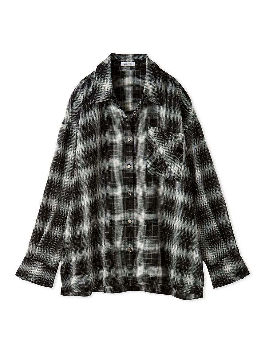 2wayオンブレチェックシャツ(ブラウス)｜トップス｜FRAY I.D（フレイ