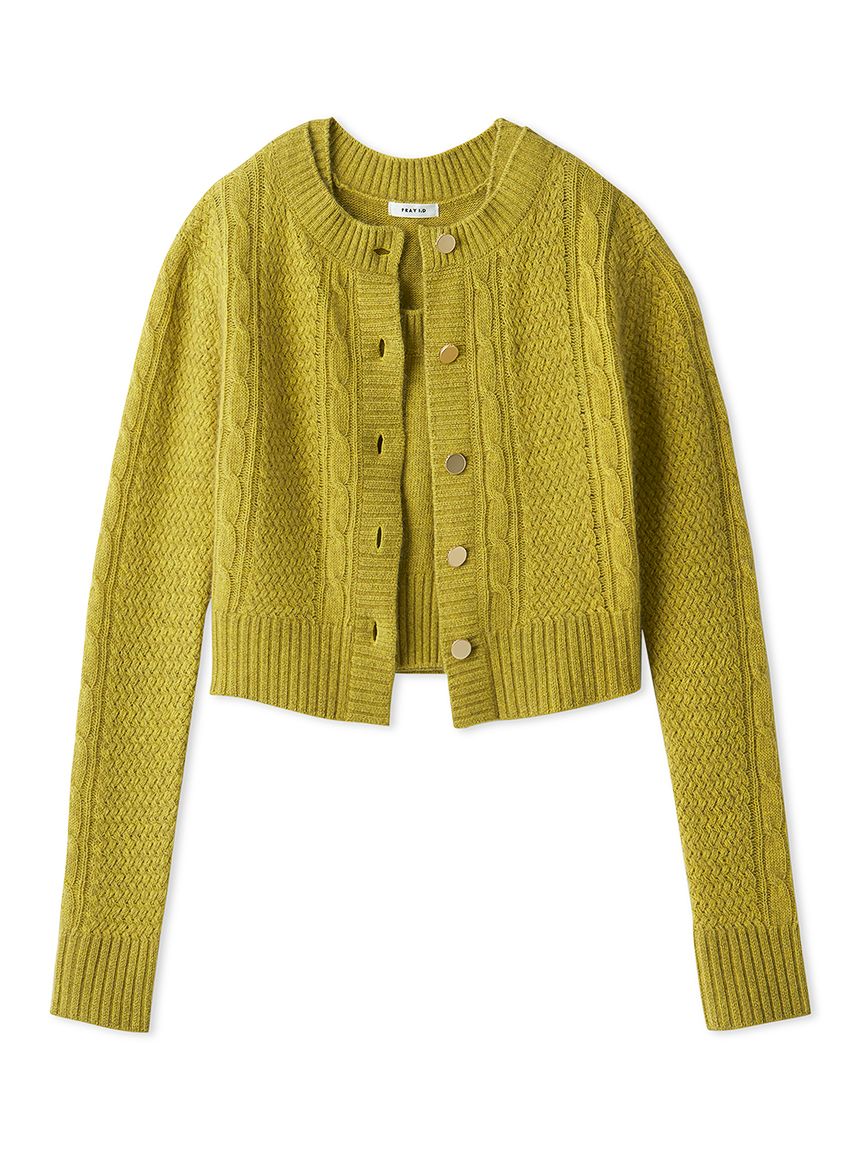 ラクーンケーブルニットアンサンブル(アンサンブル)｜トップス｜FRAY