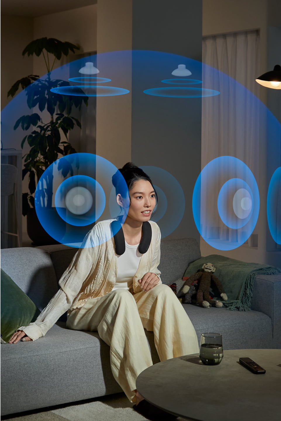 Sony BRAVIA Theater U Wearable TV Speaker | HT-AN7