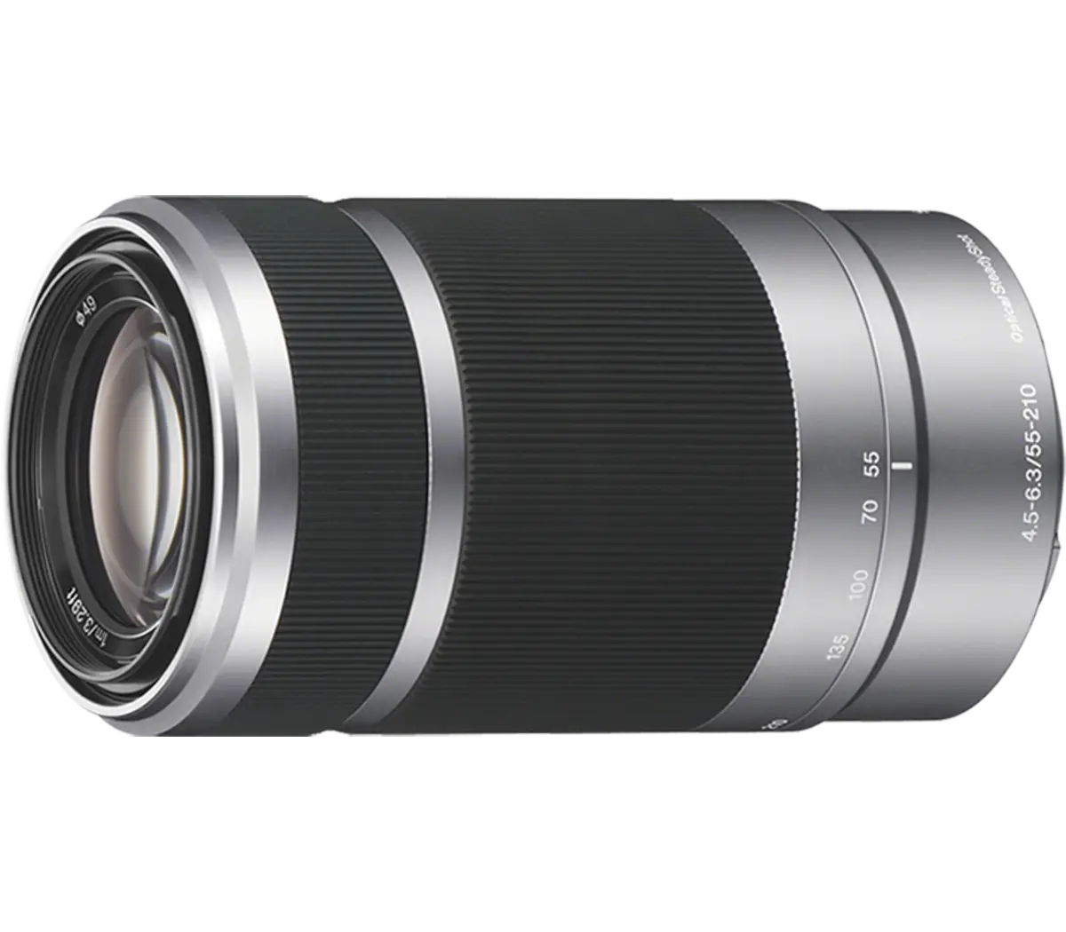 Sony E 55-210mm f/4.5-6.3 OSS Lens (Silver) |SEL55210