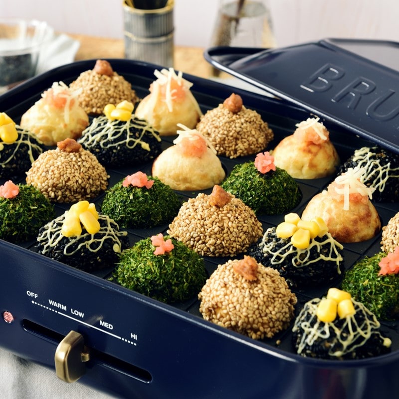 ≪BRUNO≫コンパクトホットプレート（ネイビー）BOE021-NV｜郵便局の