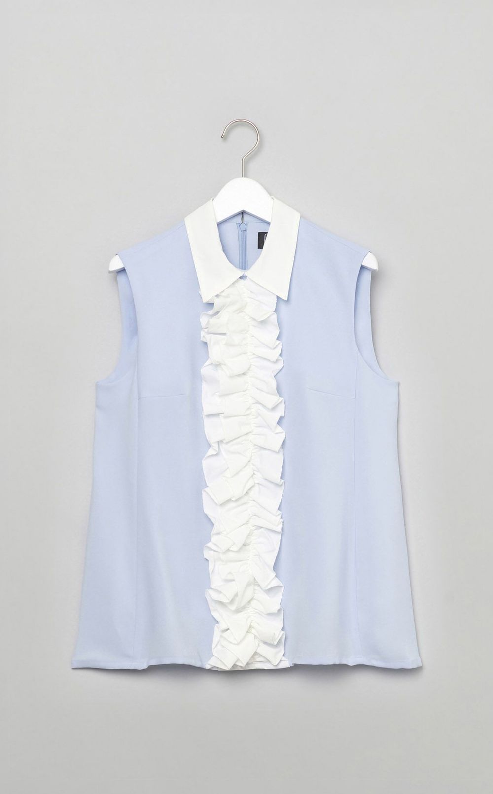 hue DAY TO EVENING｜センターフリルシャツ