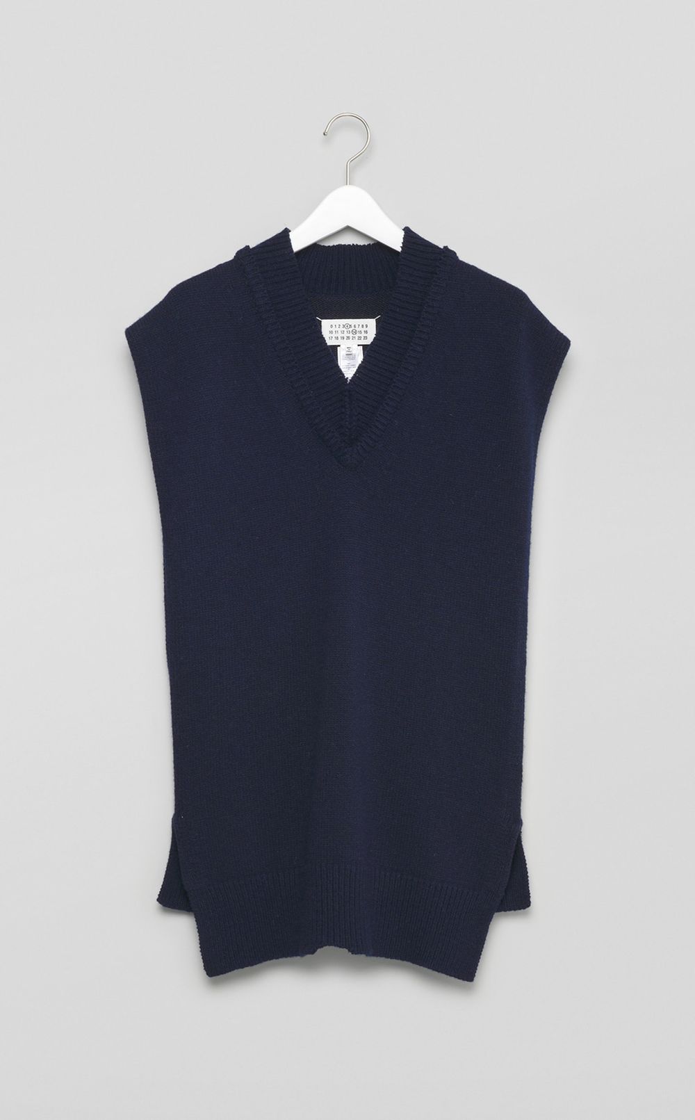 Maison Margiela｜サイドスリットVネックニットベスト