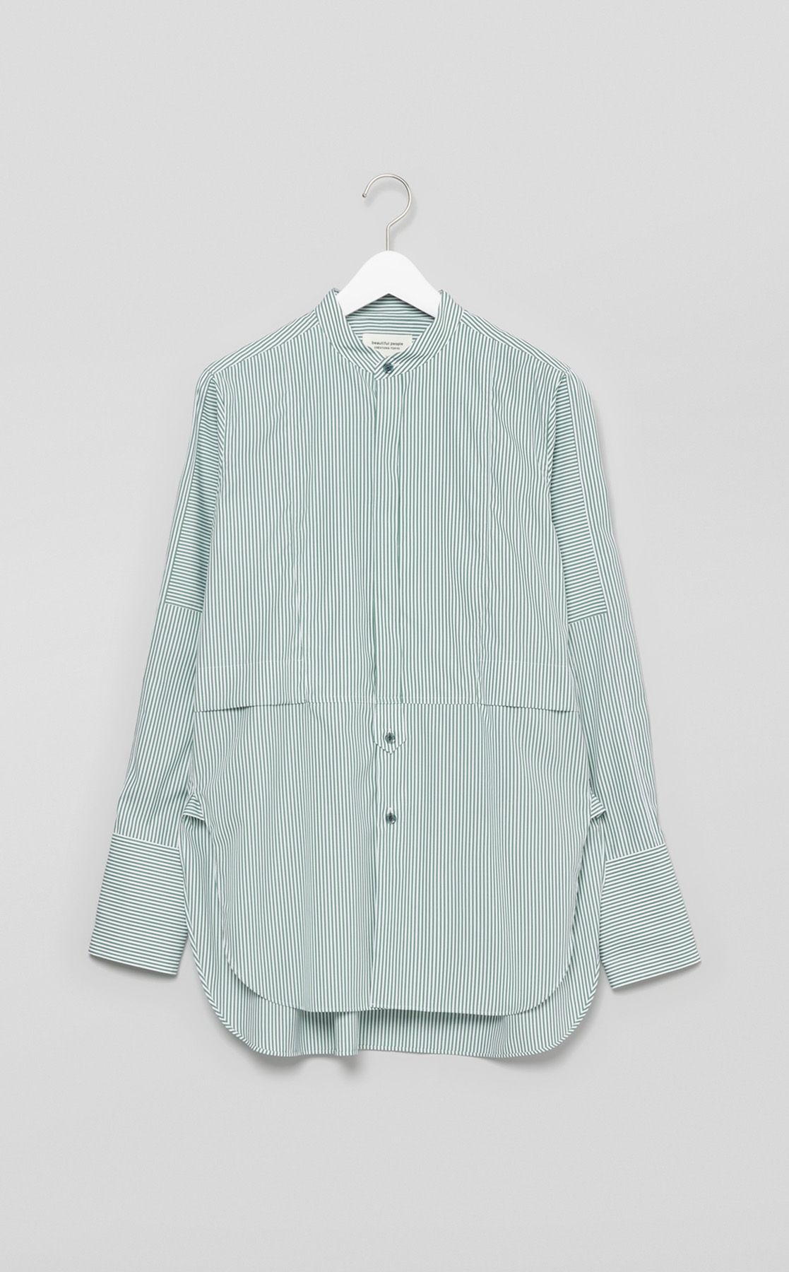 beautiful people｜ストライプタキシードシャツ