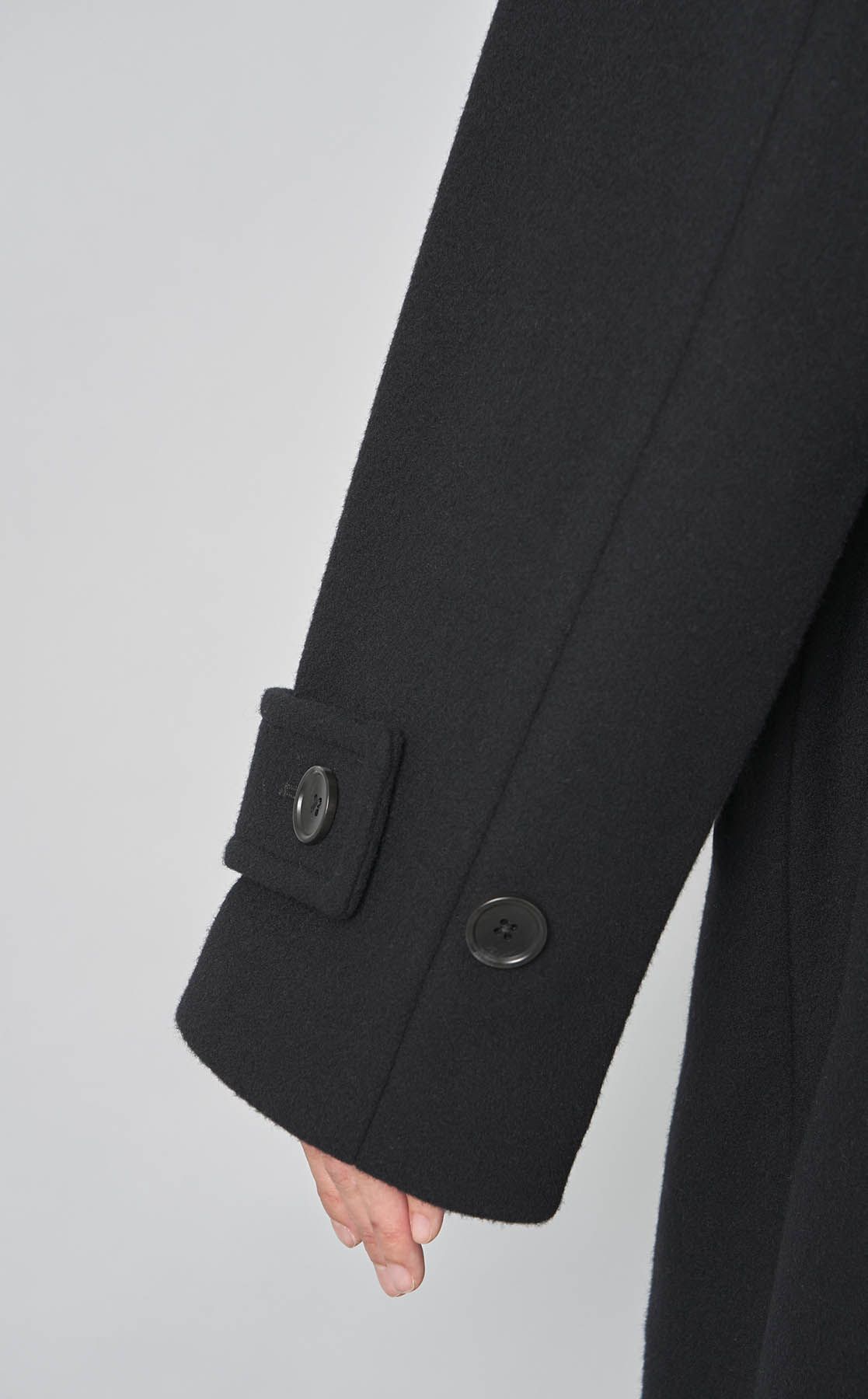 FRAY I.D｜ウールバルマカンハーフコート