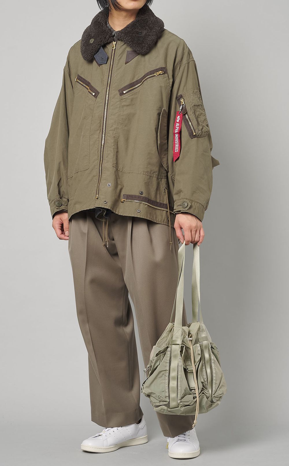 beautiful people｜アルファ4wayモッズコート