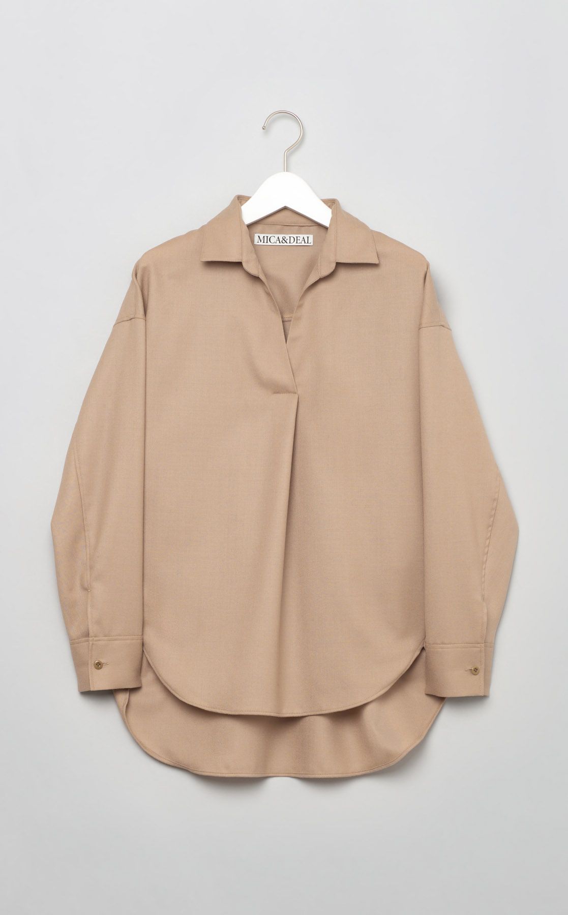 MICA&DEAL｜ウールスキッパーブラウス