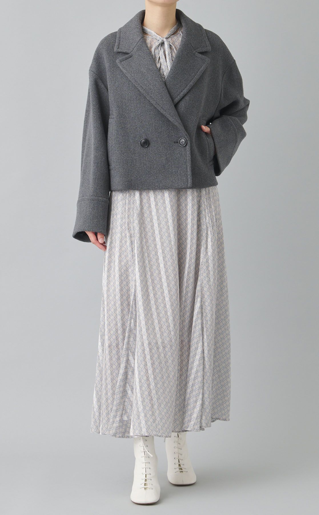 FRAY I.D｜ウールカルゼショートコート