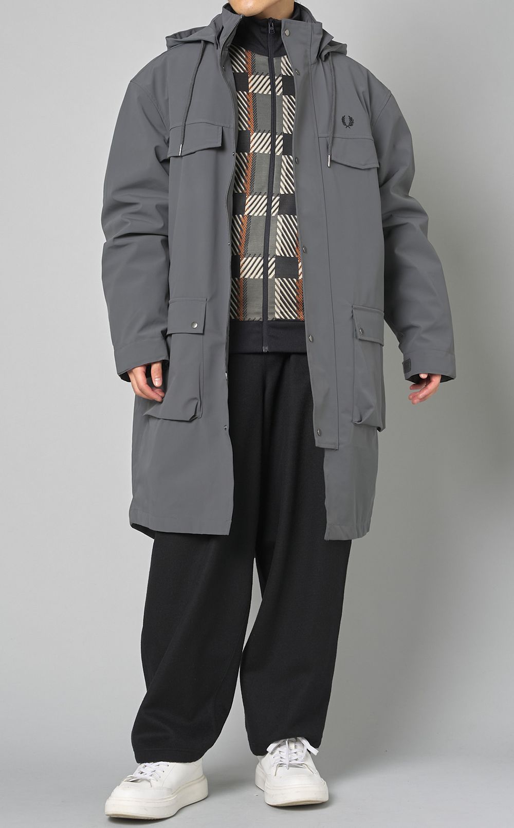 FRED PERRY｜タータンチェックトラックジャケット