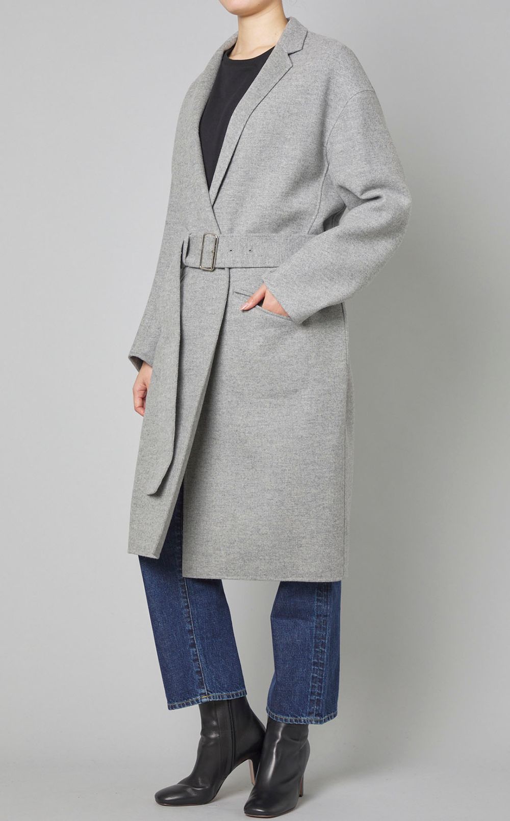 CINOH｜ウールカシミヤダブルフェイスコート