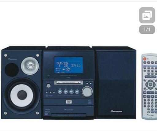パイオニア＞ミニコンポ DVD/CD/MD MODEL XV-SV5DV-K Pioneer コンポ