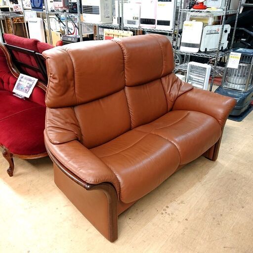 Assppp エコーネス ストレスレス レノ（L）リクライニングソファ美品