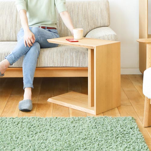 飛騨家具 shirakawa シラカワ サイドテーブル 国産家具 無垢 サイド