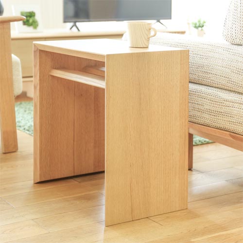 飛騨家具 shirakawa シラカワ サイドテーブル 国産家具 無垢 サイド