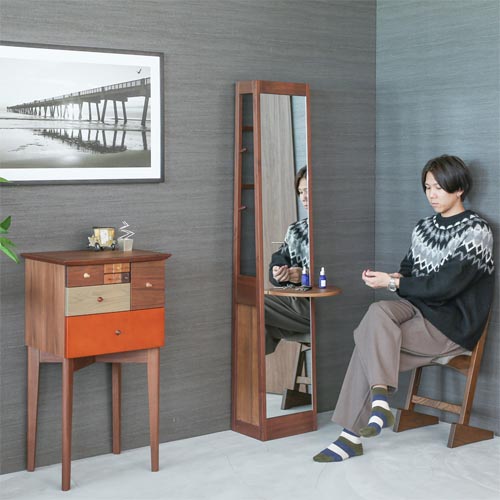 旭川家具 TAKUMI KOHGEI 匠工芸 ミラードレッサー 国産家具 無垢