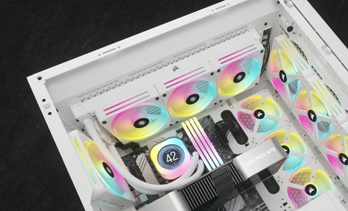 iCUE H150i ELITE CAPELLIX XT Liquid CPU Cooler, White