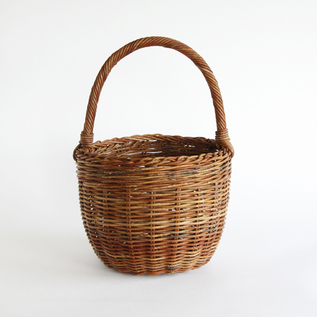 別注】あけびのかご（丸篭一本手）／宮本工芸（みやもとこうげい