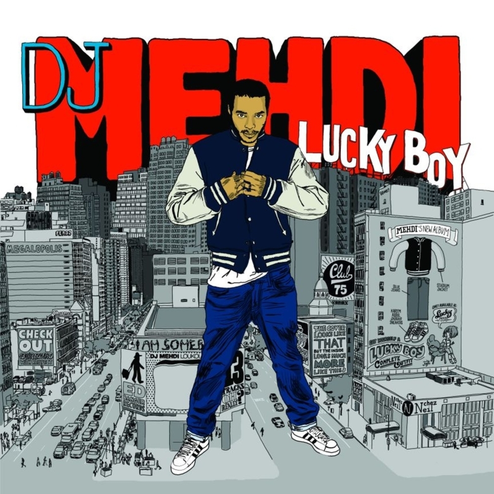 DJ MEHDI - Lucky Boy. Vinyl, 2×LP + CD. Ed Banger records.