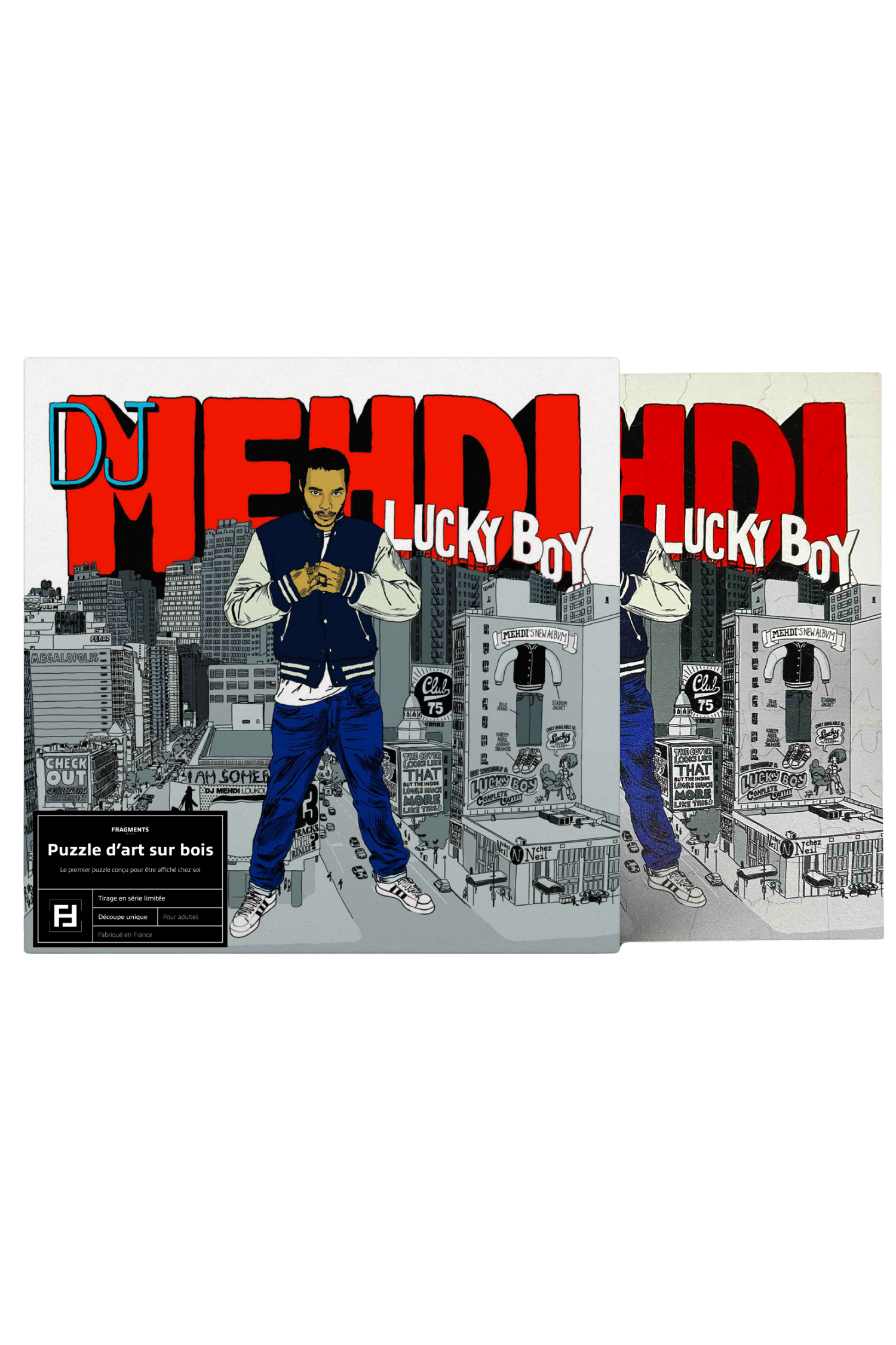 DJ MEHDI - Lucky Boy. Vinyl, 2×LP + CD. Ed Banger records.