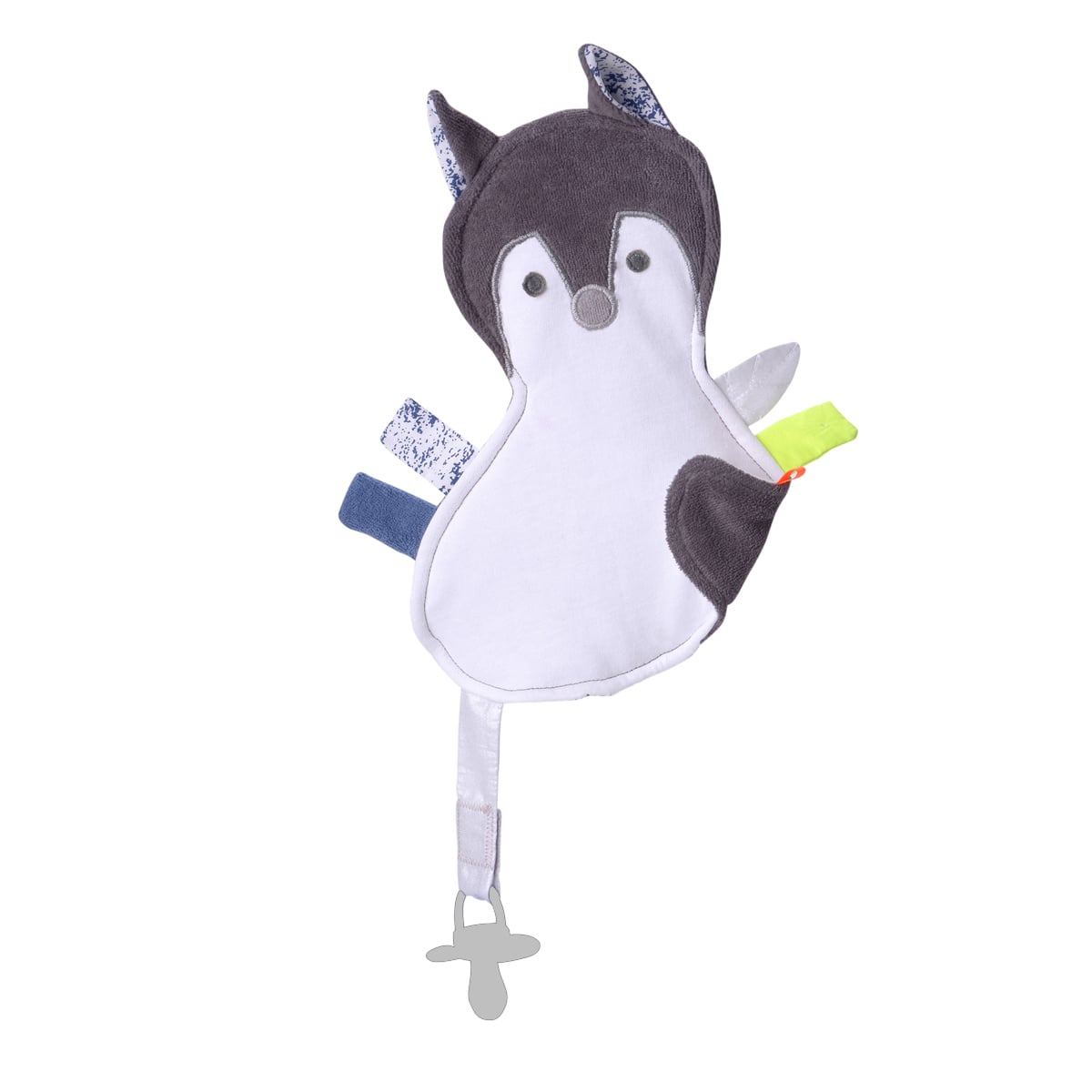 おしゃぶりタオル ブルーフォックス: ボーネルンド オンラインショップ