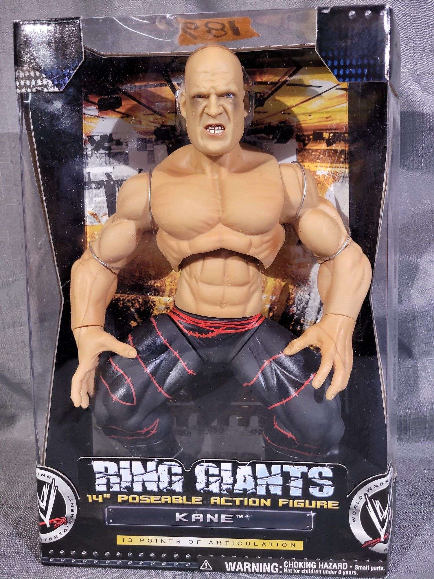 WWE RING GIANTS -14” POSABLE ACTION FIGURE -NIB - KANE - Kaufman
